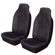 Cosmos Super Heavy Duty Black Front Seat Covers