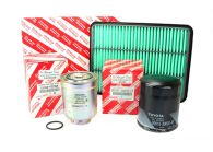 Genuine Toyota Oil Air and Fuel Filters