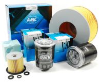 Oil filter, Air & fuel filter with Pre-Fuel Filter (Image guidance - See description)