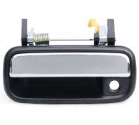 Left Hand Front Chrome/Black Exterior Door Handle