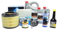 Premier Service Pack with Pollen Filter - 7 Litres Toyota Oil - Toyota Screenwash (Generic image)