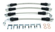 Stainless Steel Braided Brake Hose Kit Land Cruiser 90 & 120 Series