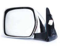 Left Hand Chrome Door Mirror - Electric Lens