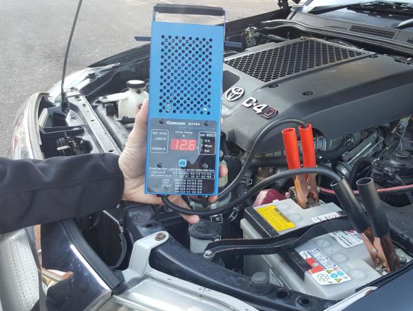 How to test a car battery