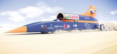 Blood Hound SSC Land Speed 

Record Car, 1000mph!